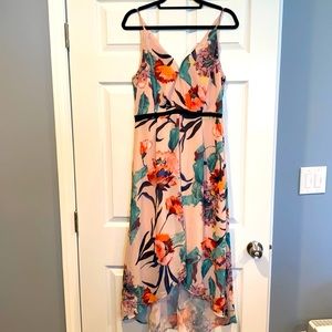 Medium floral midi dress